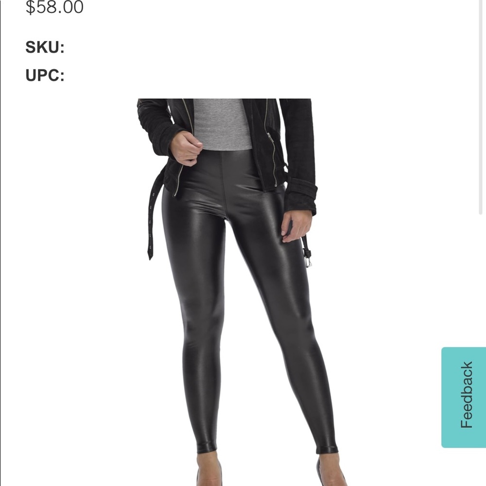 SEXY HUE Faux Leather Leggings